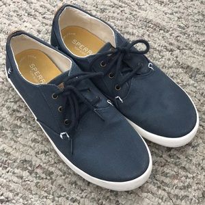 Sperry Bodie Navy Blue Canvas Sneakers